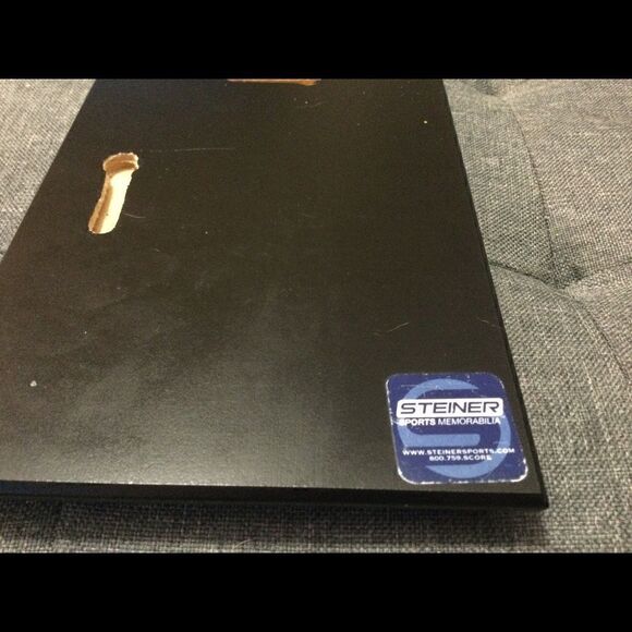 JACOBY ELLSBURY GAME USED FENWAY PARK DIRT PLAQUE BOSTON RED SOX NY YANKEES MLB - Picture 6 of 6